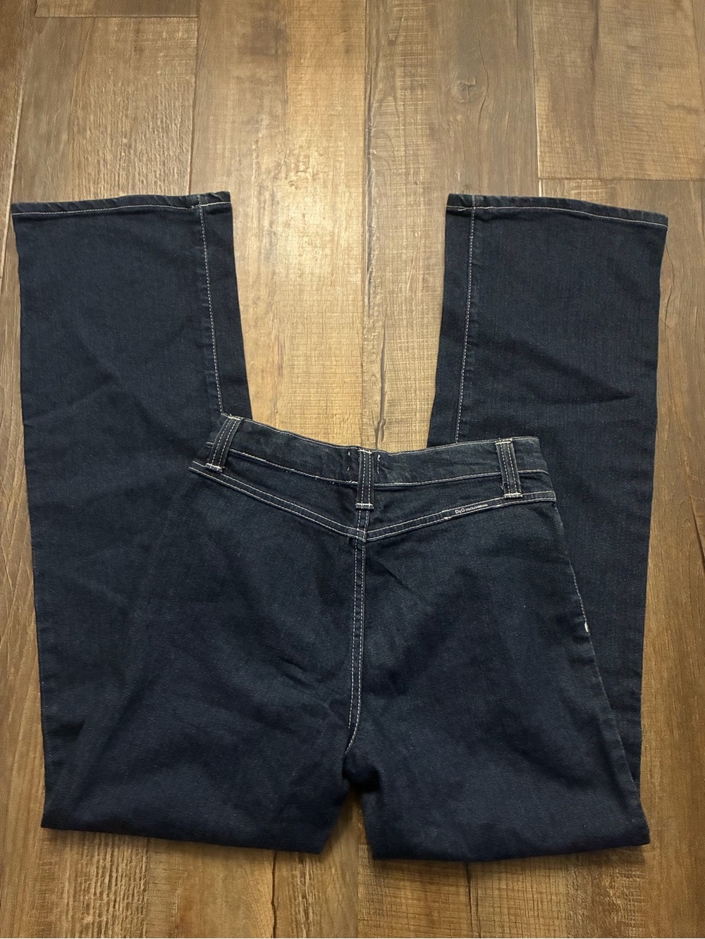 Dolce & Gabbana Women's Dark Blue Flare Jeans